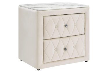 Annabelle Ivory 2-Drawer Nightstand