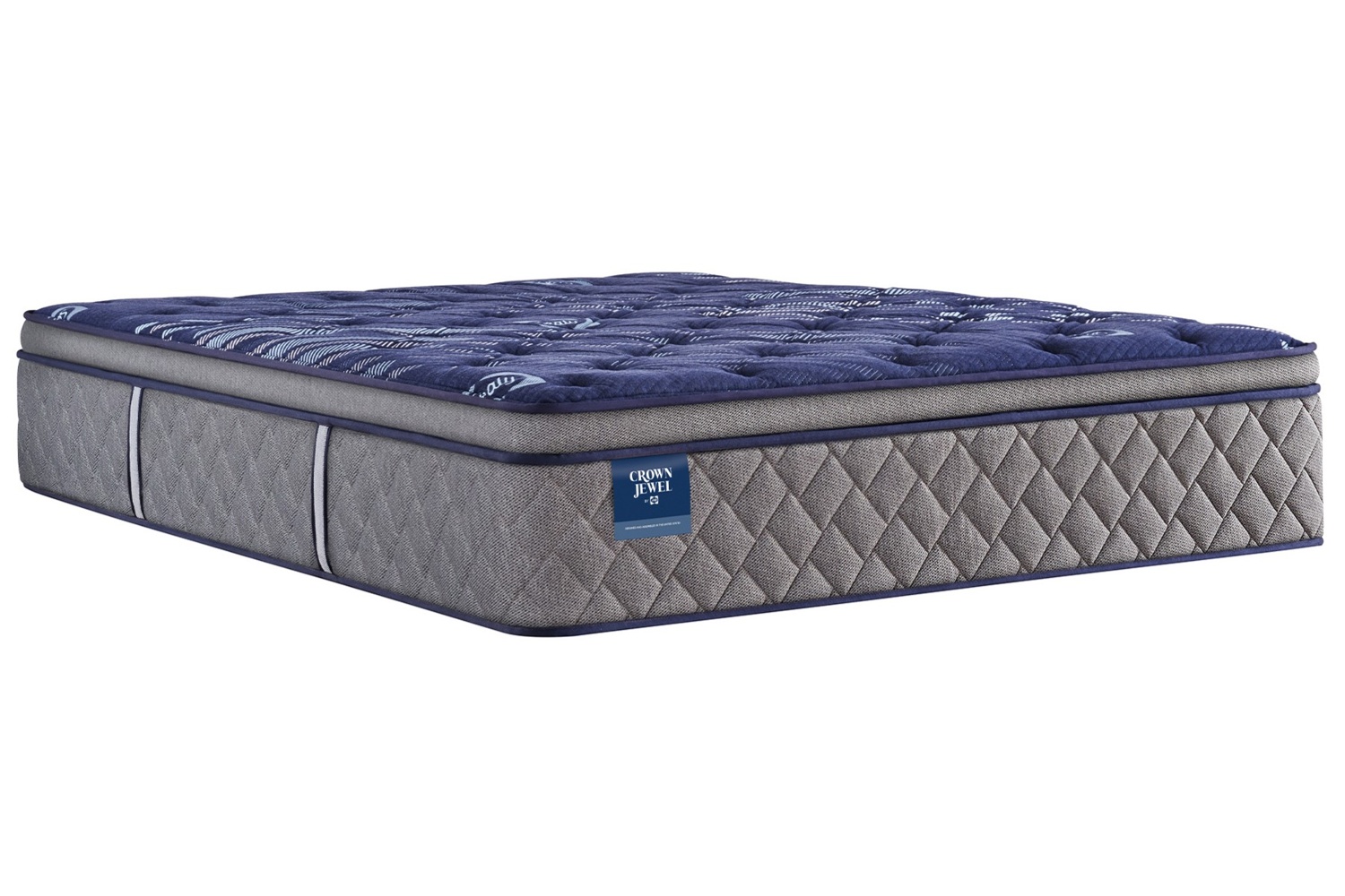 Crown Jewel By Sealy® Eighth & Park 15” Soft Euro Pillow Top Queen Mattress
