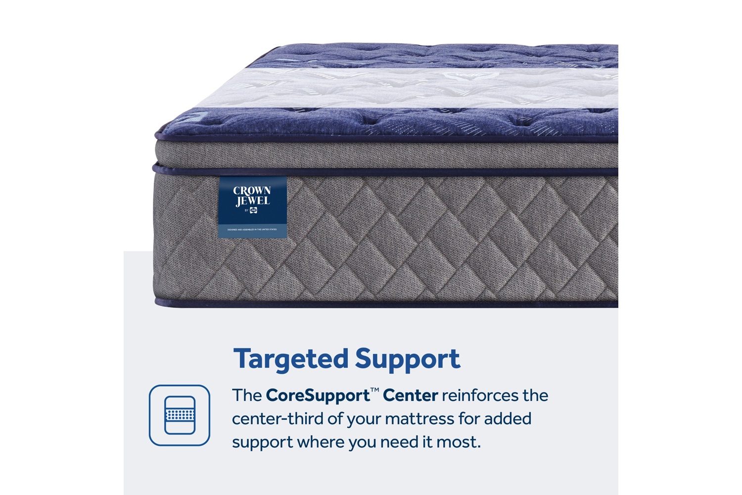 Crown Jewel By Sealy® Eighth & Park 15” Soft Euro Pillow Top King