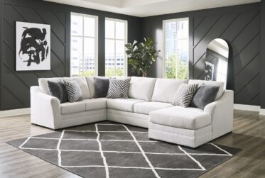 Koralynn Stone 3-Piece Sectional With Chaise