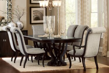 Savion Dining Set With 4 Side Chairs And 2 Arm Chairs