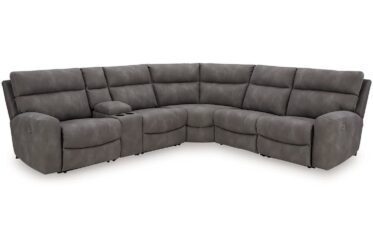 Next-Gen Durapella Slate 6-Piece Power Reclining Sectional