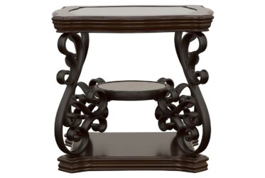 Laney Deep Merlot End Table