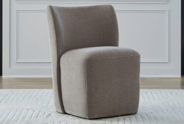 Truffle Accent Dining Chair With Casters