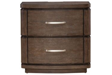 Cascade Falls Satin Espresso 2-Drawer Nightstand