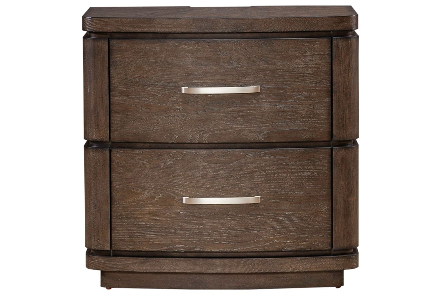 Cascade Falls Satin Espresso 2-Drawer Nightstand