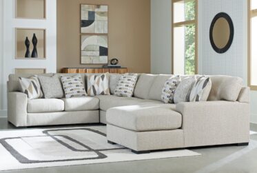 Laurelgrove Pebble 5-Piece Sectional With Right Chaise