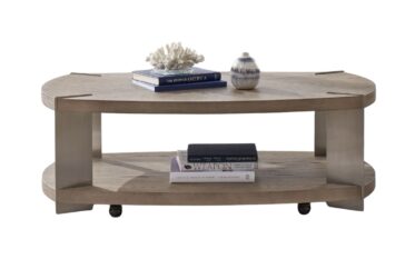 Harlow Sandstone Oval Cocktail Table
