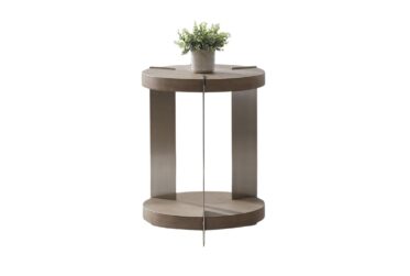 Harlow Sandstone Chairside Table
