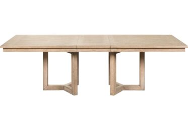 Proximity Place Barley Buff Double Pedestal Dining Table