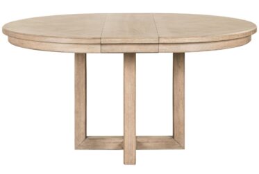 Proximity Place Barley Buff Round Pedestal Dining Table