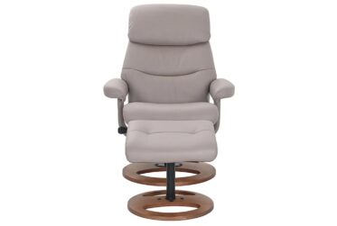 Avery Mushroom Reclining Chair With Ottoman