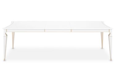 La Marisia Champagne & Pearl Rectangular Extension Dining Table By Michael Amini