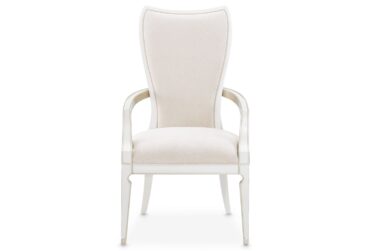 La Marisia Tranquil Pearl Dining Arm Chair By Michael Amini