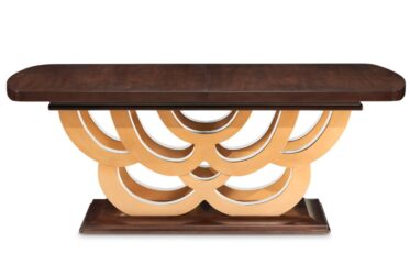 Camellia Field Warm Pecan Rectangle Dining Table By Michael Amini®