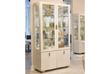 Fantosini Creamy Pearl 2 Piece Display Cabinet By Michael Amini