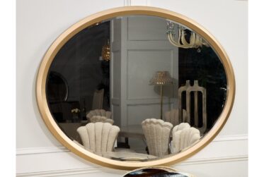 Fantosini Gold Leaf Wall Mirror By Michael Amini
