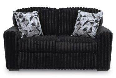 Midnight-Madness Onyx Loveseat