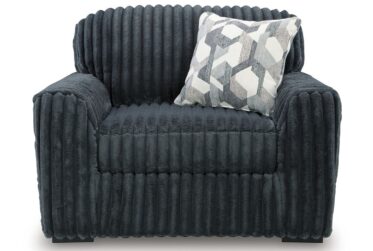 Midnight-Madness Gunmetal Chair And A Half