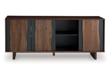 Welby Charcoal Brown Accent Cabinet