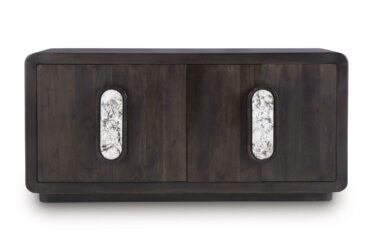 Elliston Espresso Brown Accent Cabinet