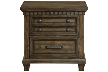 McCoy Charcoal 2-Drawer Nightstand