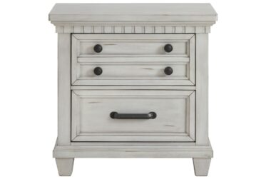 McCoy Antique White 2-Drawer Nightstand
