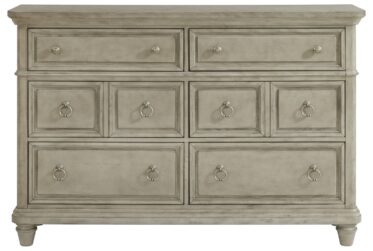 Whit-Ash Light Gray 6-Drawer Dresser