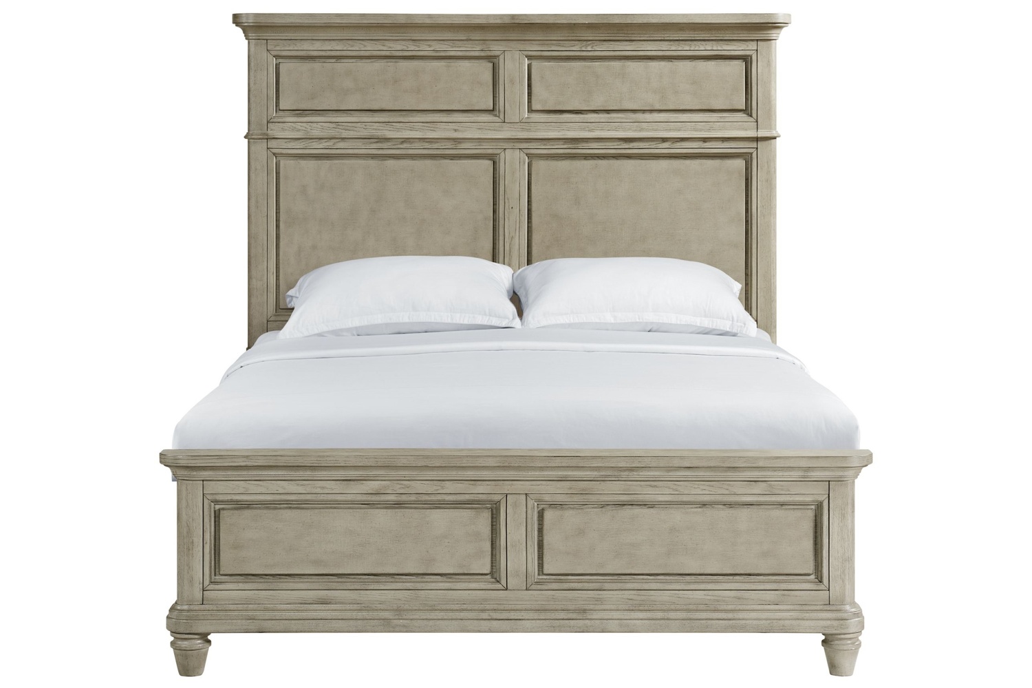 Whit-Ash Light Gray Queen 5 Piece Bedroom Set - Georgia