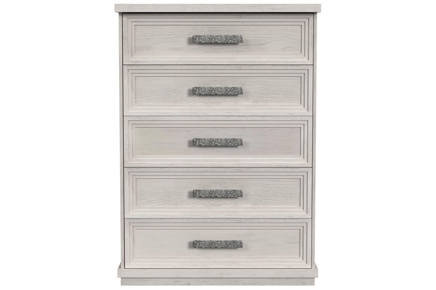 Avalanche Antique White 5-Drawer Chest