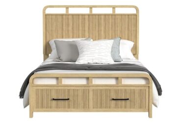 Ridgemont Natural Full Panel Storage Bed
