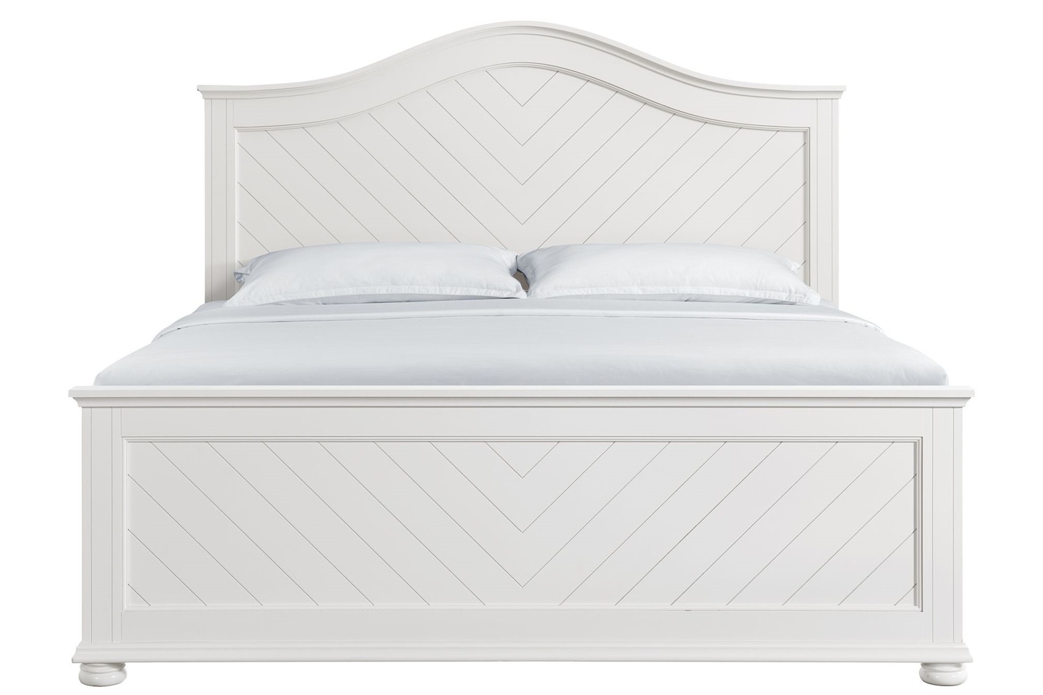 Kona White King Bed