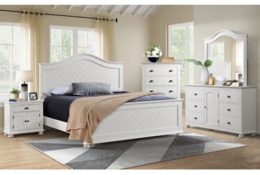 Kona White King 4 Piece Bedroom Set