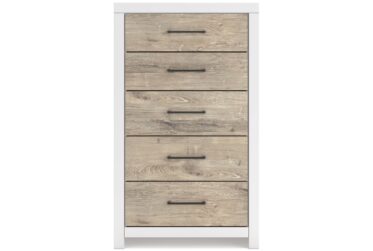 Charbitt Two-Tone 5-Drawer Chest