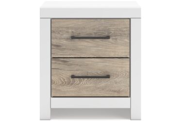 Charbitt Two-Tone 2-Drawer Nightstand