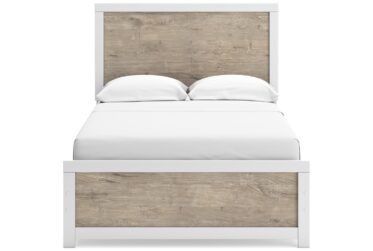 Charbitt Two-Tone Full Panel Bed