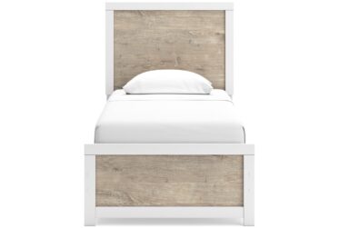 Charbitt Two-Tone Twin Panel Bed