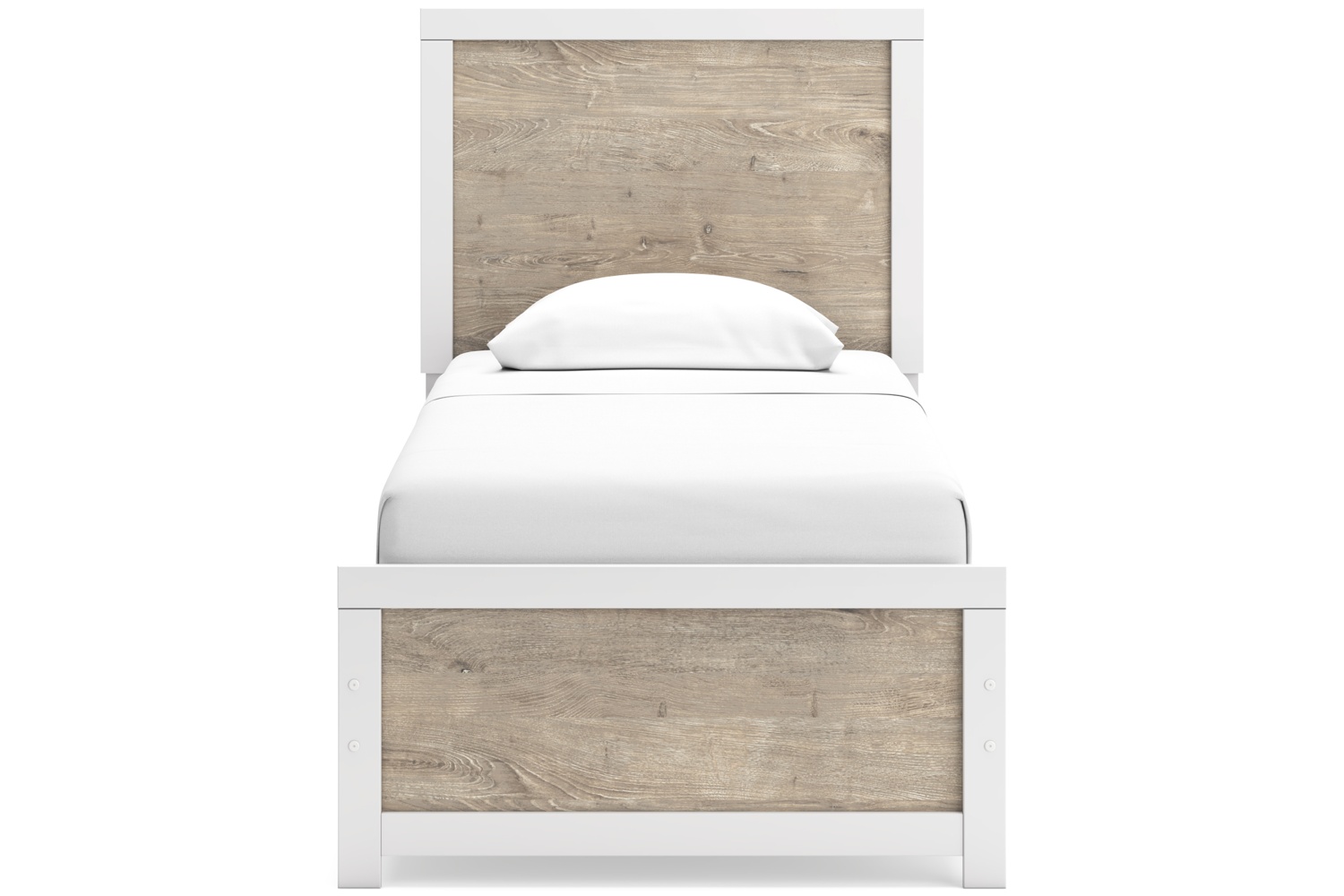Charbitt Two-Tone Twin Panel Bed