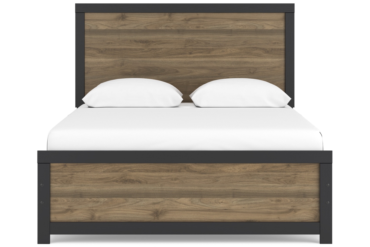 Vertani Two-Tone Queen Panel Bed