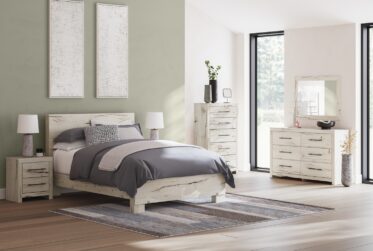 Lawroy Natural Full 5 Piece Bedroom Set