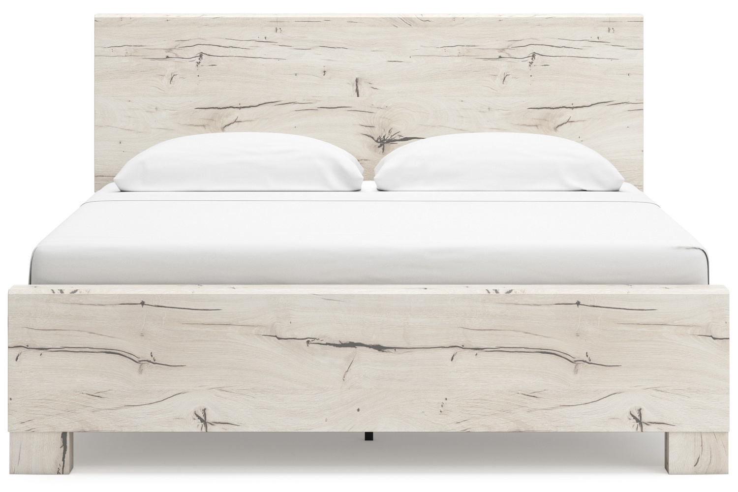 Lawroy Natural King Panel Bed