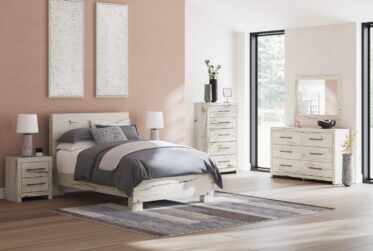 Lawroy Natural Queen 5 Piece Bedroom Set