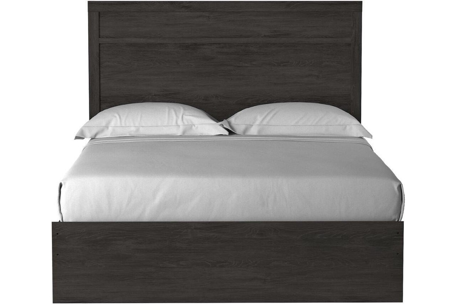 Belachime Charcoal Queen Panel Bed