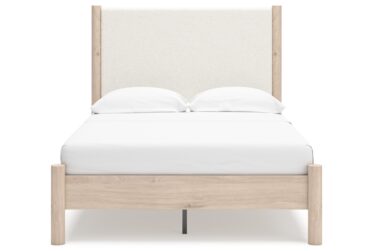 Cadmori Two-Tone Full Upholstered Bed