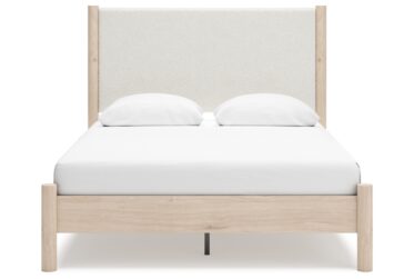 Cadmori Two-Tone Queen Upholstered Bed