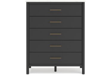 Cadmori Black 5-Drawer Chest
