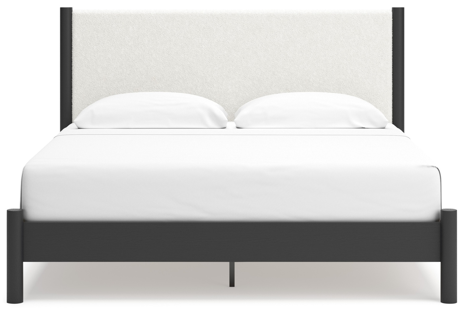 Cadmori Black Queen Upholstered Bed