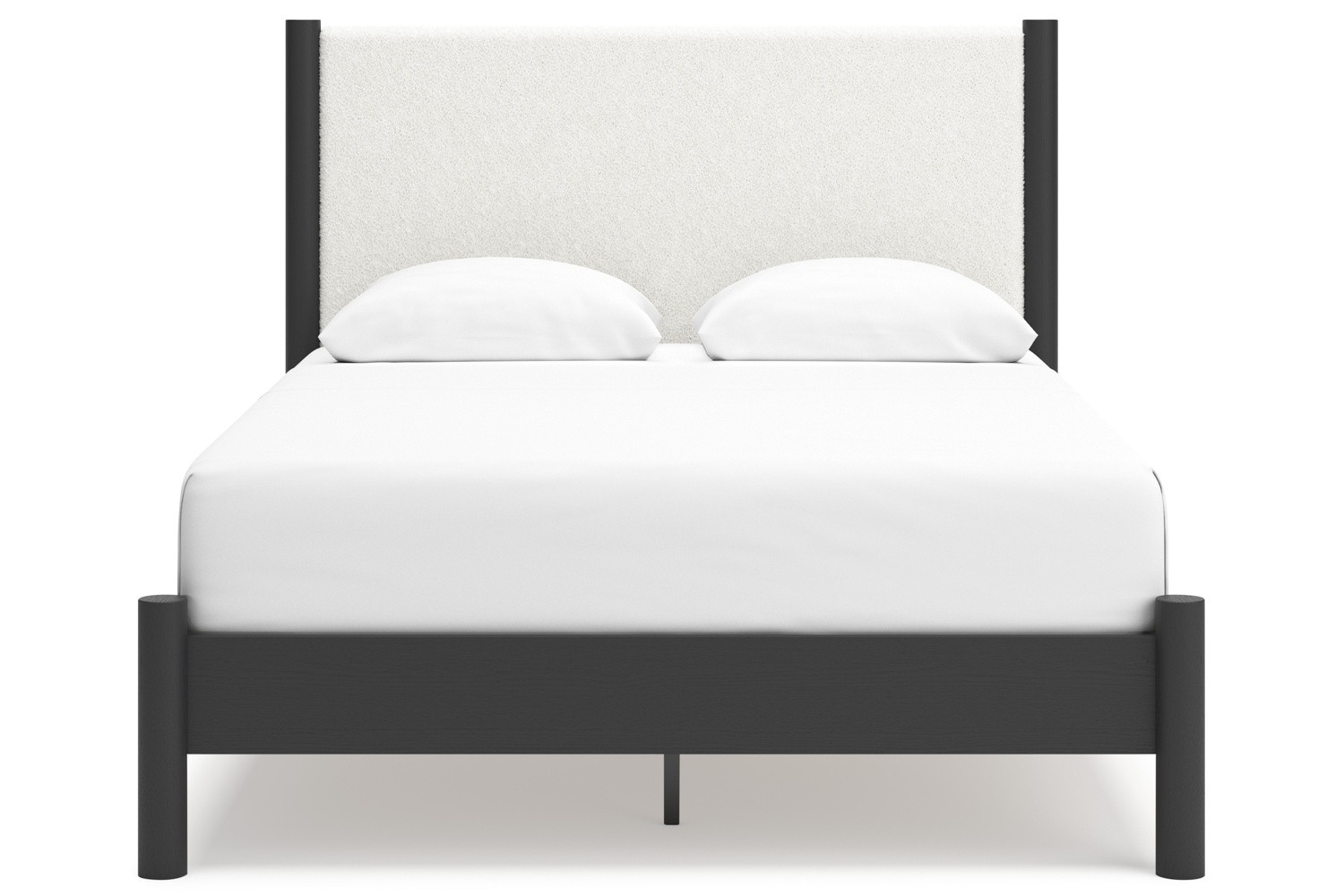 Cadmori Black Twin Upholstered Bed
