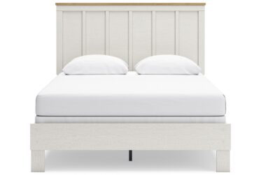Linnocreek Two-Tone Queen Panel Bed