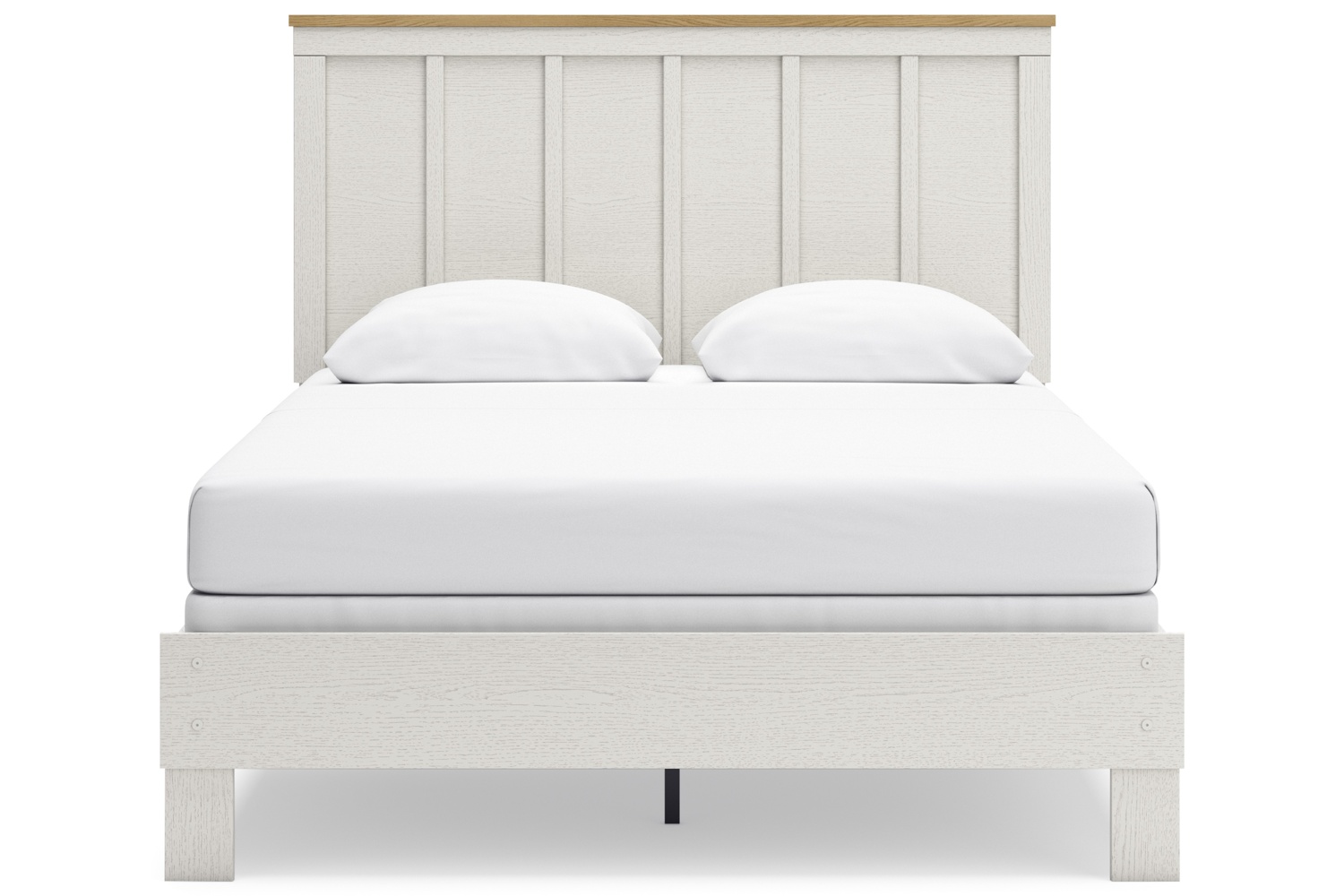 Linnocreek Two-Tone Queen Panel Bed